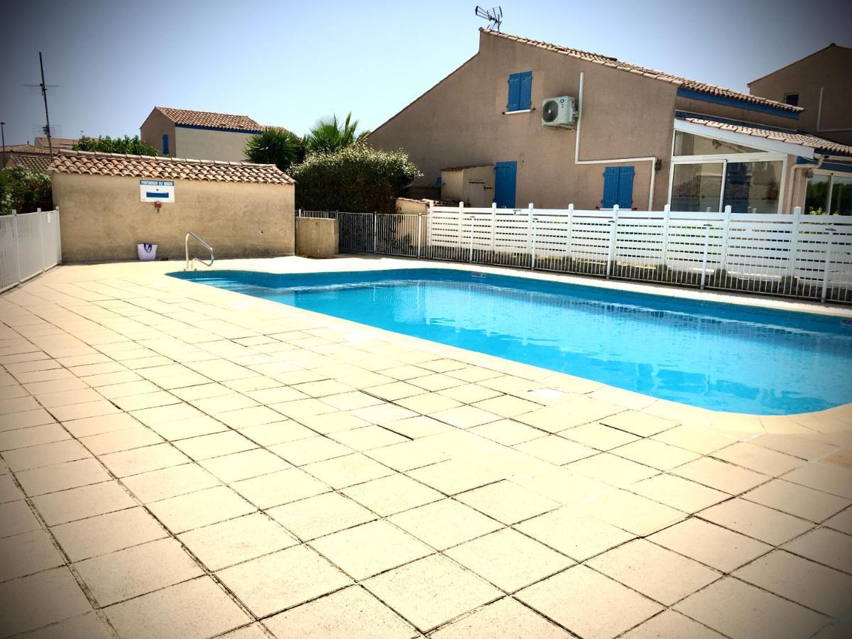 De La Clape A La Mer Mon Petit Pavillon Labellise - F2- Piscine Commune - Wifi Gratuit- Parking Prive - Arrivee Autonome - 800 M Plage - Grande Terrasse Abritee Vent - Saint-Pierre-la-Mer  Dış mekan fotoğraf